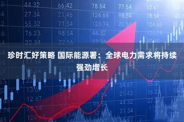 珍时汇好策略 国际能源署：全球电力需求将持续强劲增长